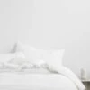 Linen Duvet Cover Set - White -Cultiver Sales Store 1 Duvet Cover Set Pulled Back White b464dfaa 4985 4698 b902 78fbcdf20534