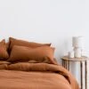 Linen Duvet Cover Set - Cedar -Cultiver Sales Store 10 Duvet Cover Set Pulled Back Cedar 7332a2a0 53fc 4d77 8472 e1ac87eaa316