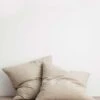 Set Of 2 Linen Euro Pillowcases - Natural 1 Set Of 2 Linen Euro Pillowcases - Natural -Cultiver Sales Store 10 Euro Natural