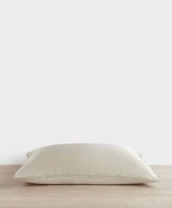 Silk Linen Flip Pillowcase - Smoke