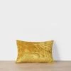 Talik Velvet Rectangular Cushion Cover - Mustard -Cultiver Sales Store 10 Talik Mustard 01