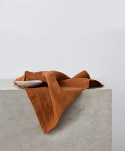 Linen Table Napkins - Cedar