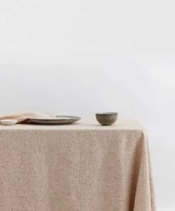 Linen Tablecloth - Cinnamon