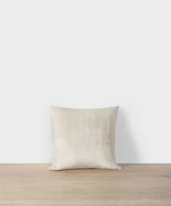Talik Velvet Square Cushion Cover - Cream