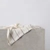Linen Table Napkins - Cedar Stripe