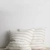 Set Of 2 Linen Euro Pillowcases - Cedar Stripe