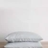 Set Of 2 Linen Pillowcases - Sky -Cultiver Sales Store 15 Pillowcases Sky