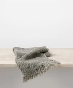 Pure Linen Hand Towel - Pebble