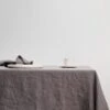 Linen Tablecloth - Charcoal Gray -Cultiver Sales Store 19 Tablecloth Charcoal