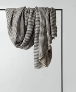 Mira Linen Throw - Ellis Stripe