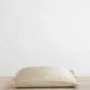 Silk Linen Flip Pillowcase - Natural -Cultiver Sales Store 4 Silk Pillowcases Natural 01