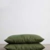 Set Of 2 Linen Pillowcases - Forest -Cultiver Sales Store 5 Pillowcases Forest