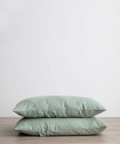 Bedroom Edit - Fern Stripe & Sage -Cultiver Sales Store 6 Pillowcases Sage 1