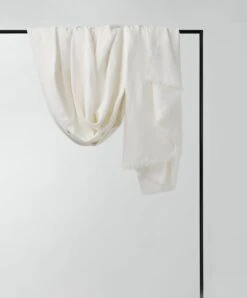 Freya Linen Throw - Snow