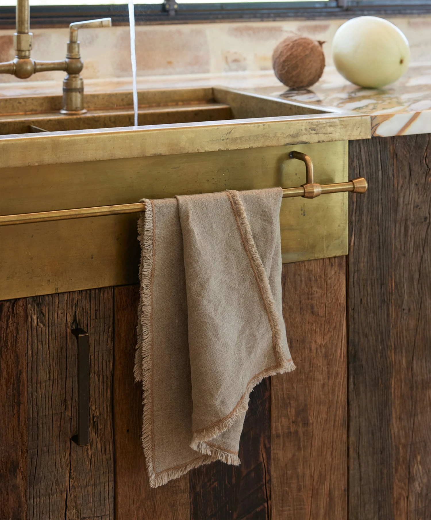 Fia Kitchen Towel - Bronze 4 Fia Kitchen Towel - Bronze - Image 2