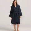 Linen Robe - Ink -Cultiver Sales Store CULTIVER Robe Ink 01