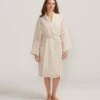 Linen Robe - Natural -Cultiver Sales Store CULTIVER Robe Natural 03