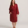 Linen Robe - Rouge