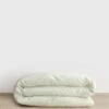 Linen Duvet Cover - Fern Stripe