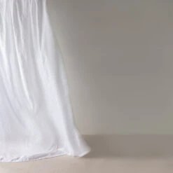 Linen Curtain - White -Cultiver Sales Store Curtains 3