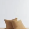 Set Of 2 Linen Euro Pillowcases - Sand -Cultiver Sales Store Euros Sand
