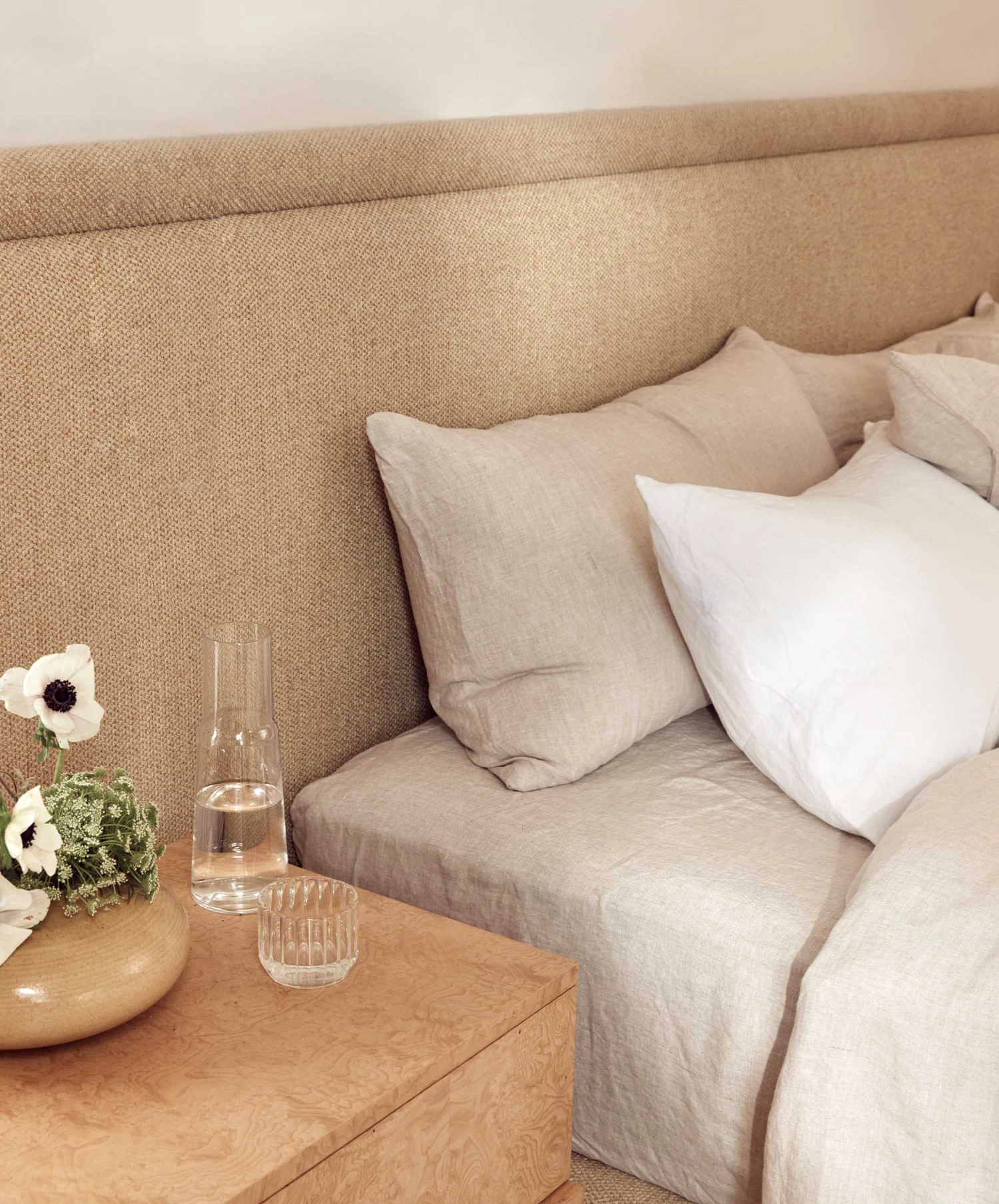 Linen Fitted Sheet - Natural 4 Linen Fitted Sheet - Natural - Image 2