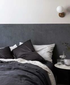 Linen Fitted Sheet - Slate -Cultiver Sales Store Fitted Slate 03 e20d7fd0 d8c9 4dcc b488 ba38b560974b