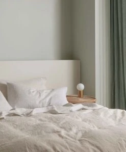 Linen Flat Sheet With Border - Pinstripe 8 Linen Flat Sheet With Border - Pinstripe -Cultiver Sales Store Flat Pinstripe 03