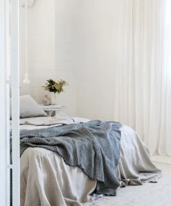 Linen Sheet Set With Pillowcases - Smoke Gray -Cultiver Sales Store Flat Smoke 03 9e18d0cb 156d 4019 96d8 9ac953d19f03