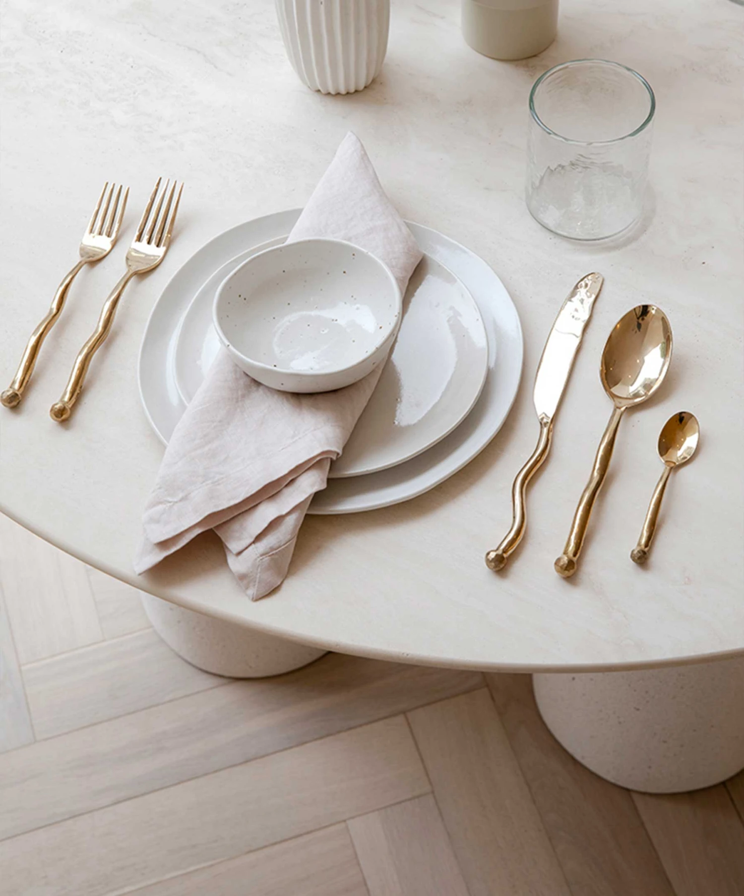 Linen Table Napkins - Blush 5 Linen Table Napkins - Blush - Image 3