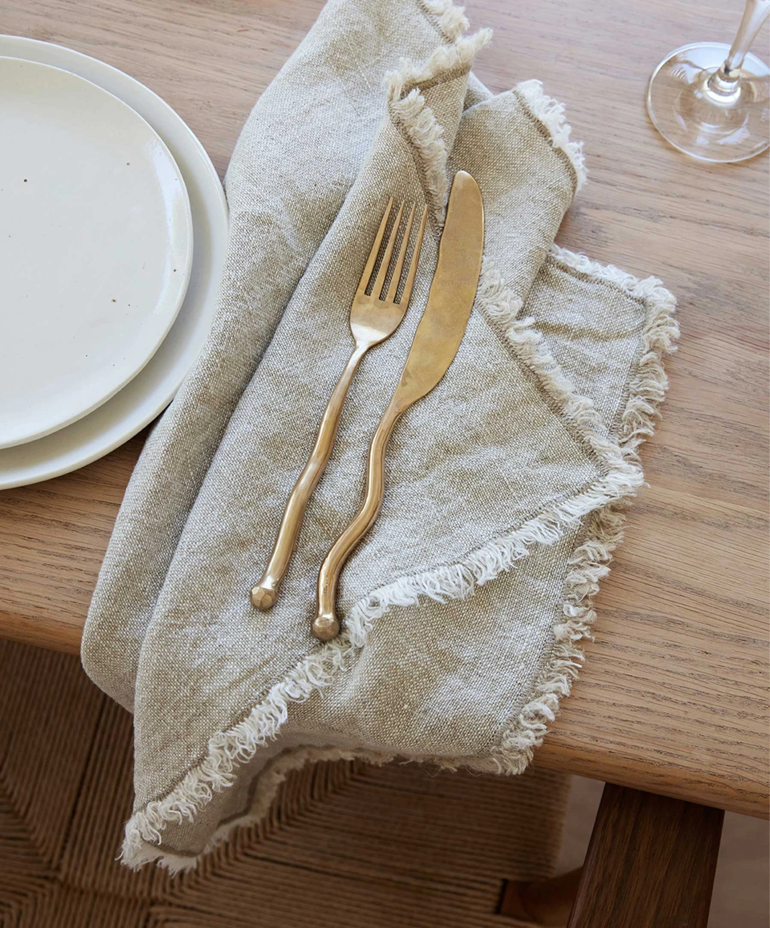 Fia Napkins - Natural 5 Fia Napkins - Natural - Image 3