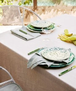 Linen Table Napkins - Sage 8 Linen Table Napkins - Sage -Cultiver Sales Store Napking Sage 03
