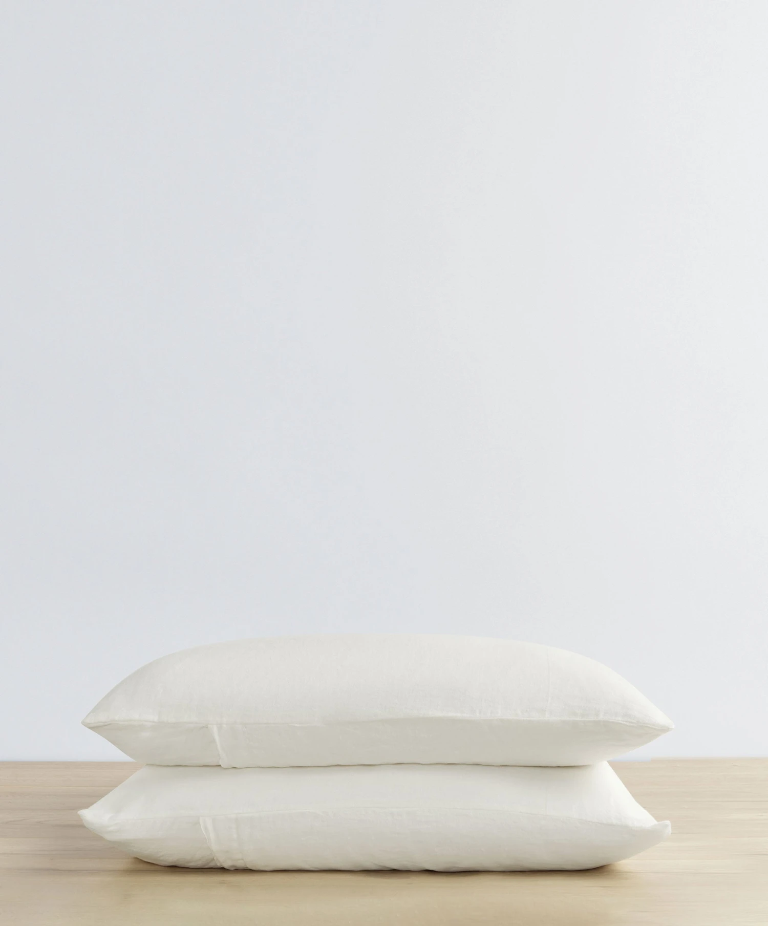 Set Of 2 Linen Pillowcases - Ivory 3 Set Of 2 Linen Pillowcases - Ivory