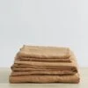Linen Sheet Set With Pillowcases - Sand