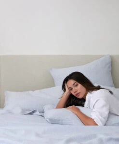 Linen Duvet Cover Set - Sky -Cultiver Sales Store Sky 04